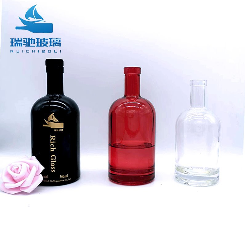 375ml clear glass bottles