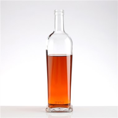 ক্যাপ সহ 750ml ওয়াইন গ্লাস বোতল