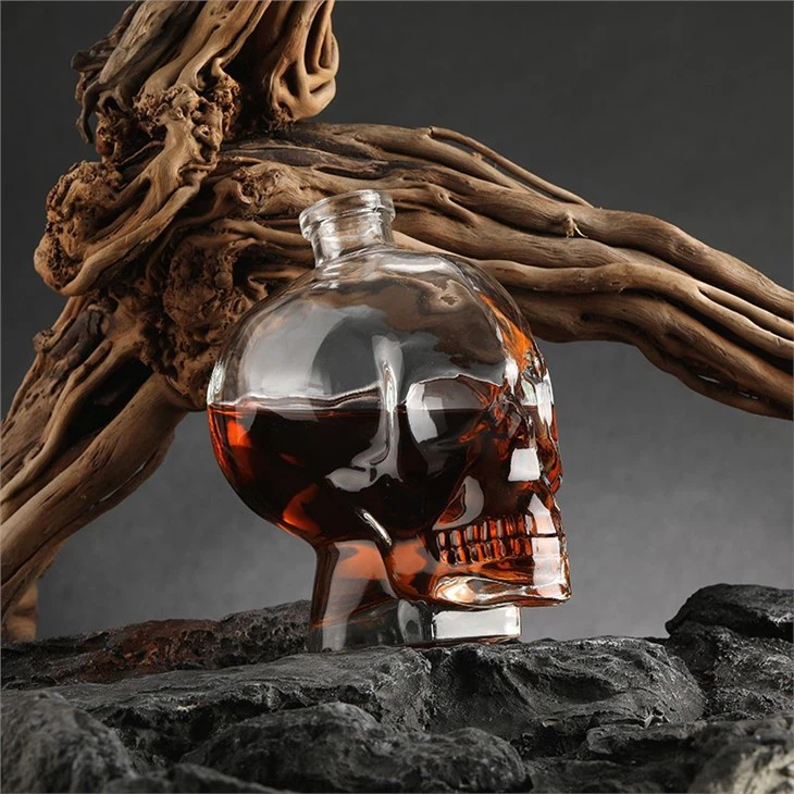 375ml Skull Liquor Glass