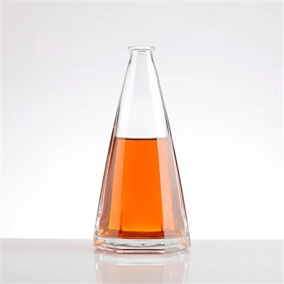 ব্র্যান্ডির জন্য 700ml গ্লাস স্পিরিট বোতল