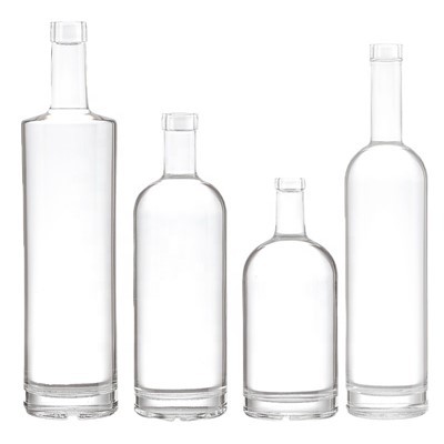 কাস্টম 1000ml ভদকা কাচের বোতল
