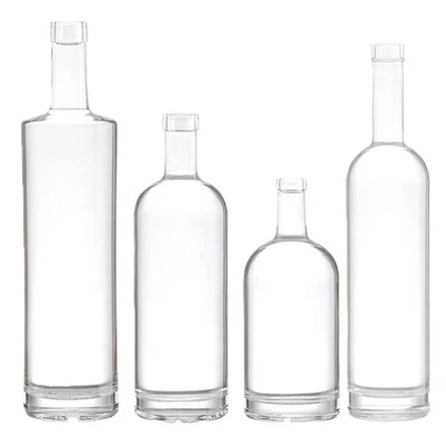 কাস্টম 1000ml ভদকা কাচের বোতল