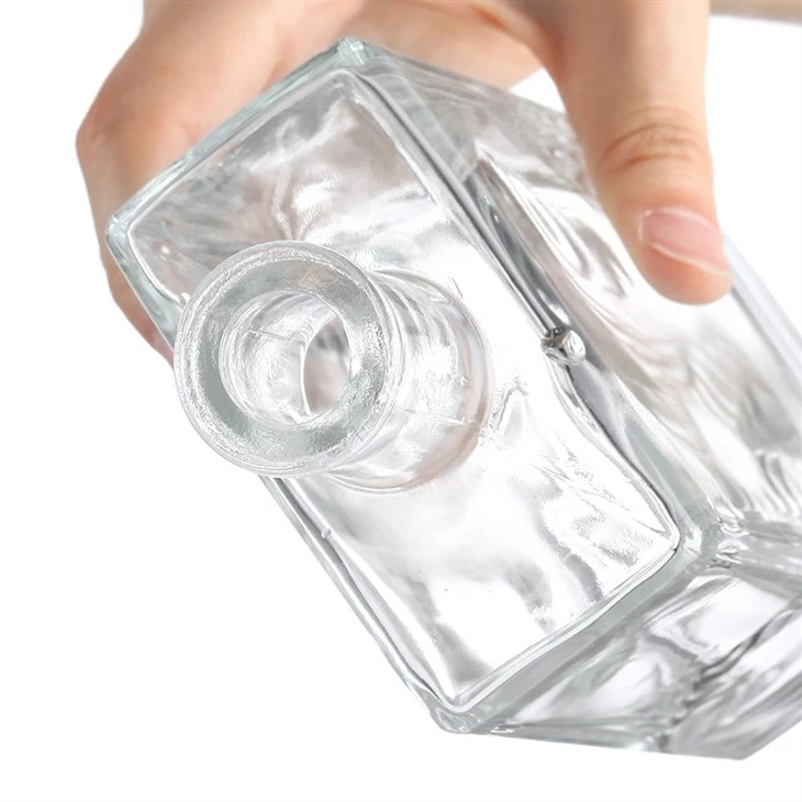 Vodka in Glass Bottle