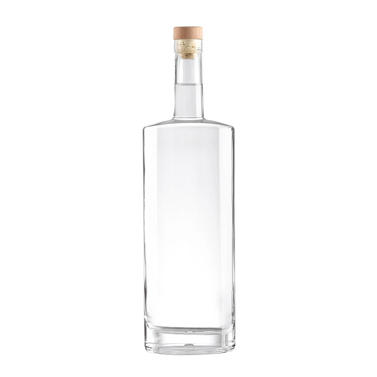 500ml Flat Mouth Wine Glass Bottle