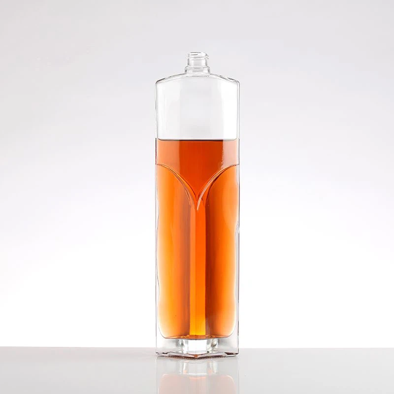 750ml Transparent Wine Bottles Glass