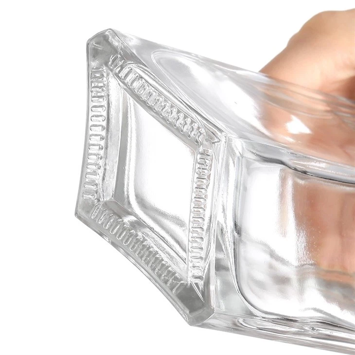 750ml Transparent Wine Bottles Glass