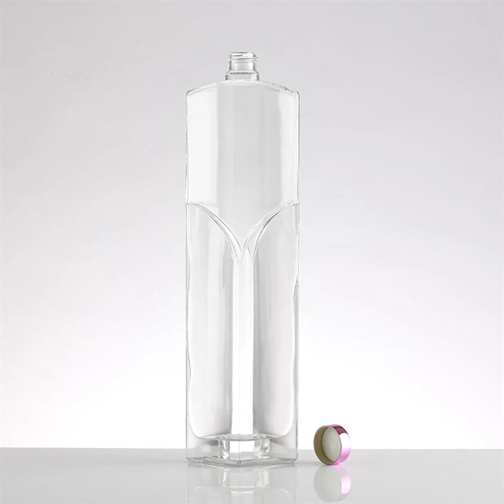 750ml Transparent Wine Bottles Glass