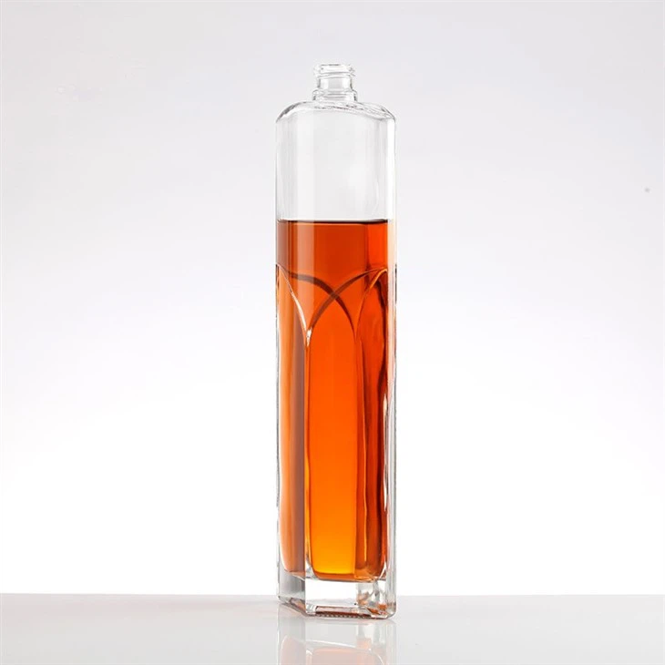 750ml Transparent Wine Bottles Glass