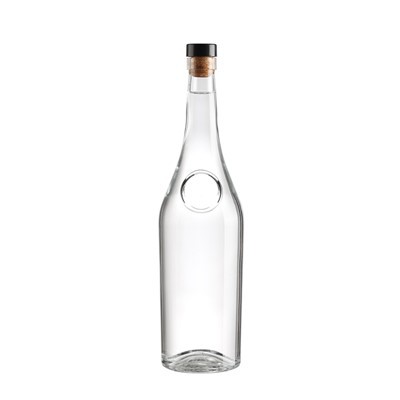 ঢাকনা সহ 1000ml কাচের মদের বোতল