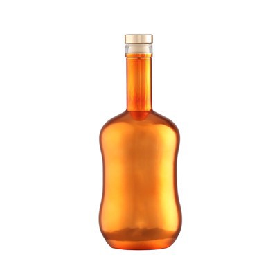 700ml ইলেক্ট্রোপ্লেট কাচের মদের বোতল